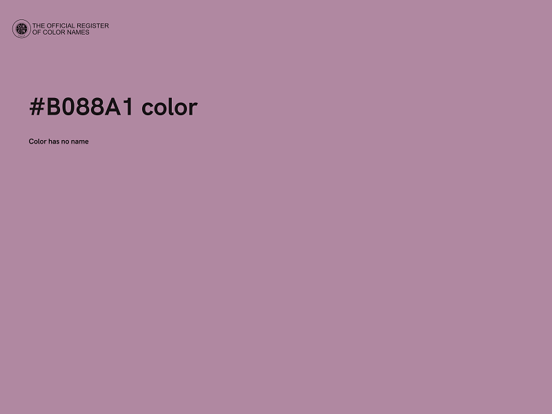 #B088A1 color image