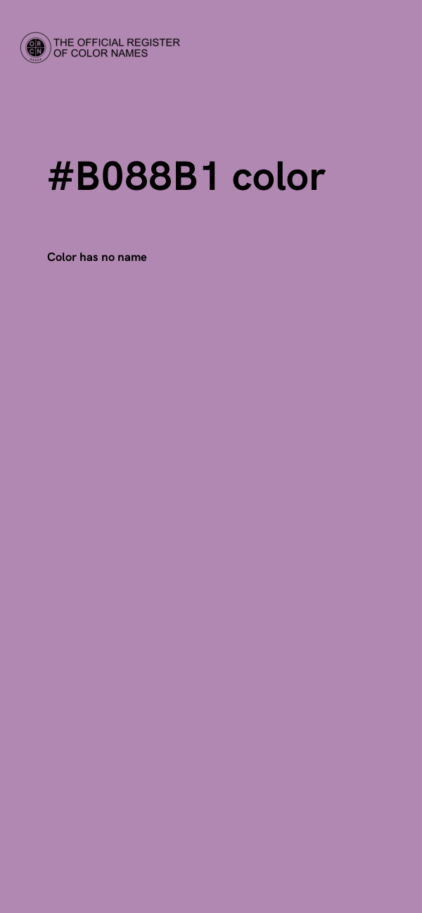 #B088B1 color image