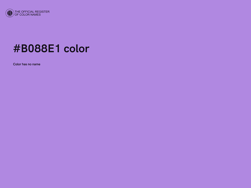#B088E1 color image