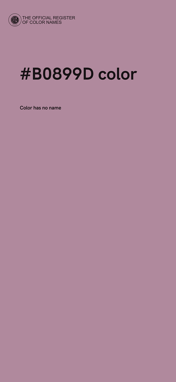 #B0899D color image
