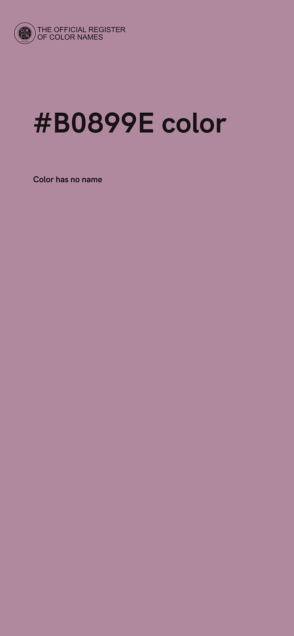 #B0899E color image