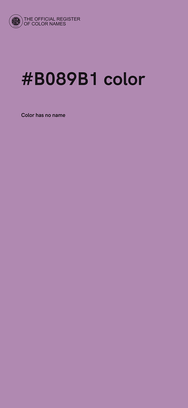 #B089B1 color image
