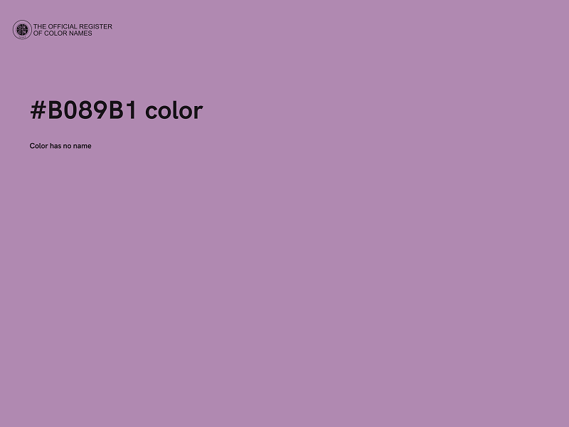 #B089B1 color image
