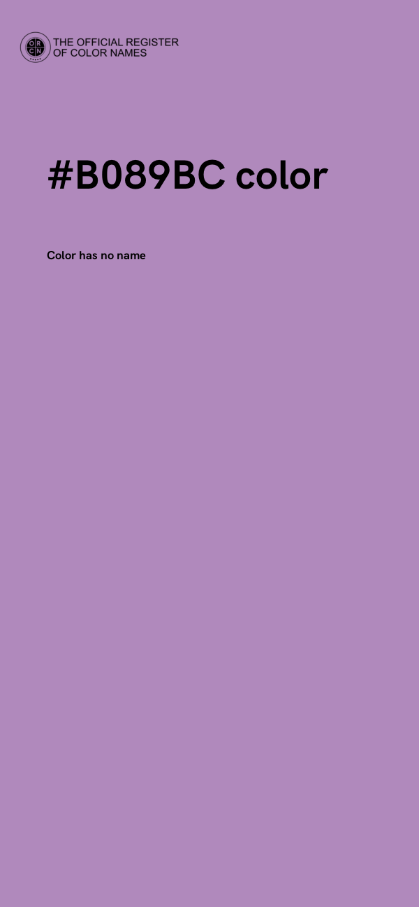 #B089BC color image