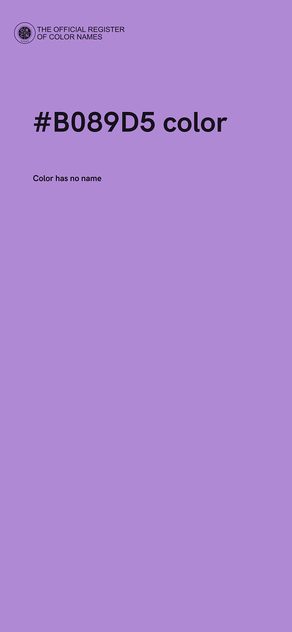 #B089D5 color image