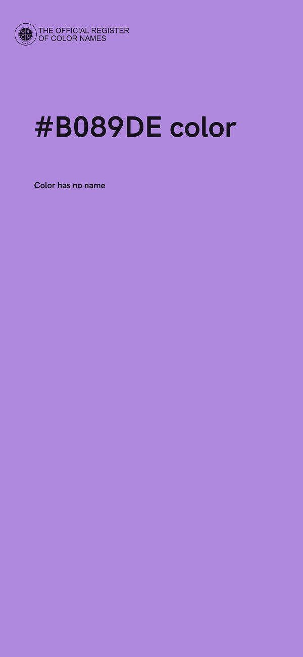 #B089DE color image