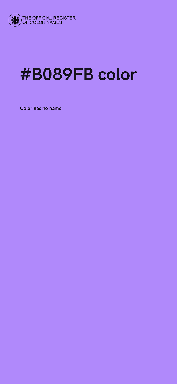 #B089FB color image