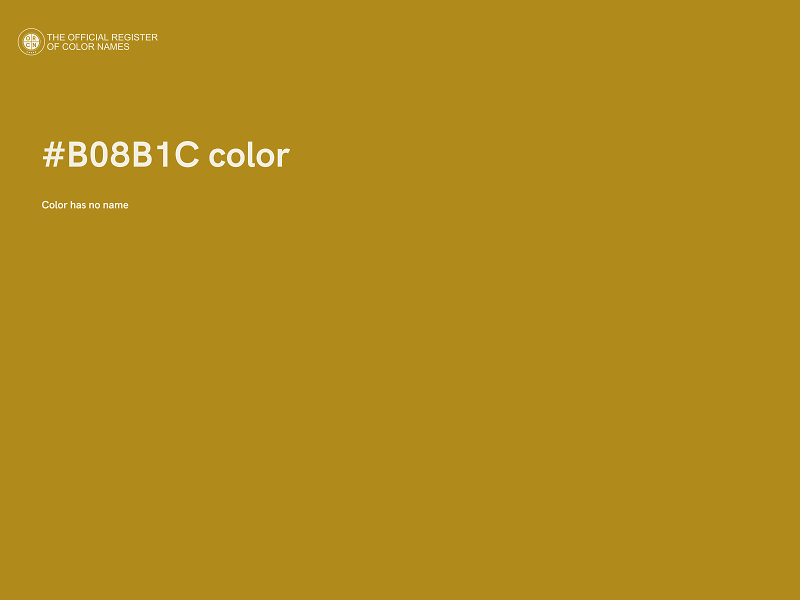 #B08B1C color image