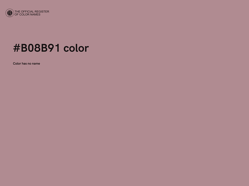 #B08B91 color image