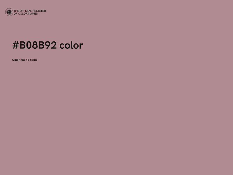 #B08B92 color image