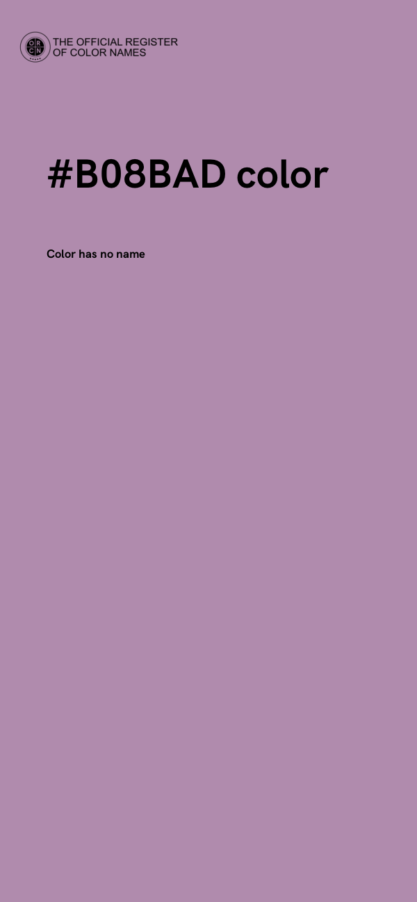 #B08BAD color image