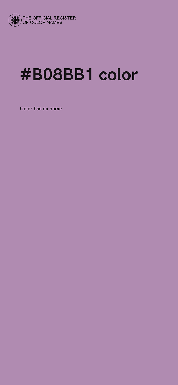 #B08BB1 color image