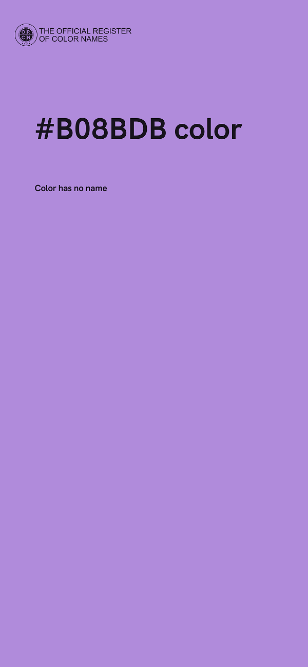 #B08BDB color image