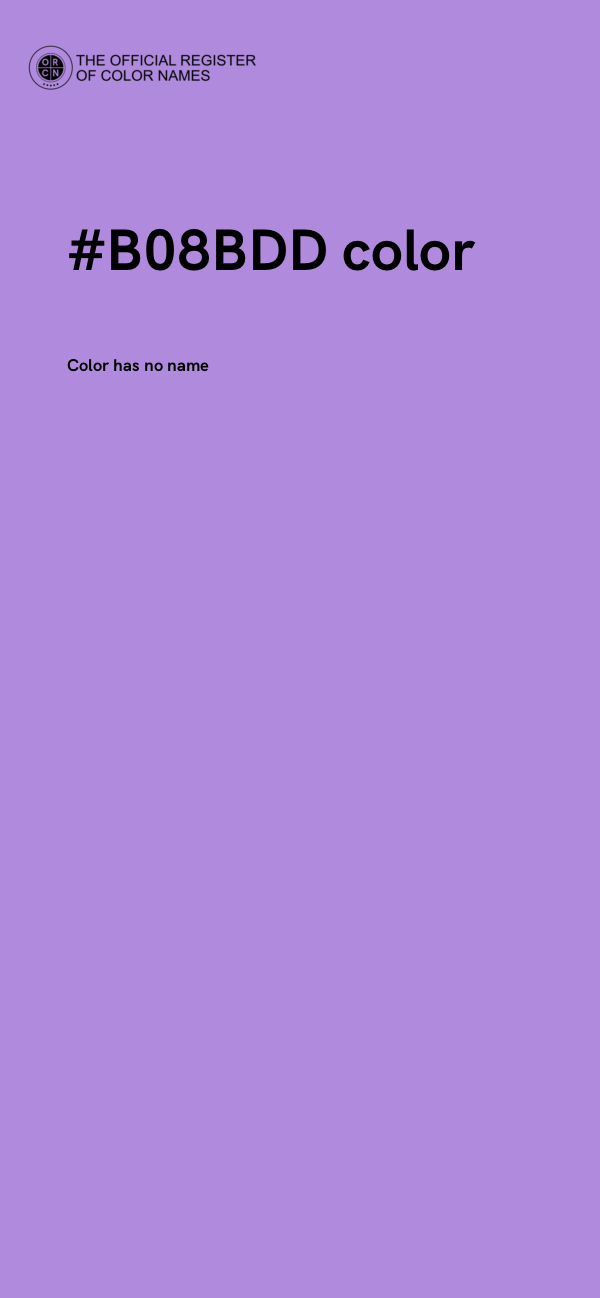 #B08BDD color image