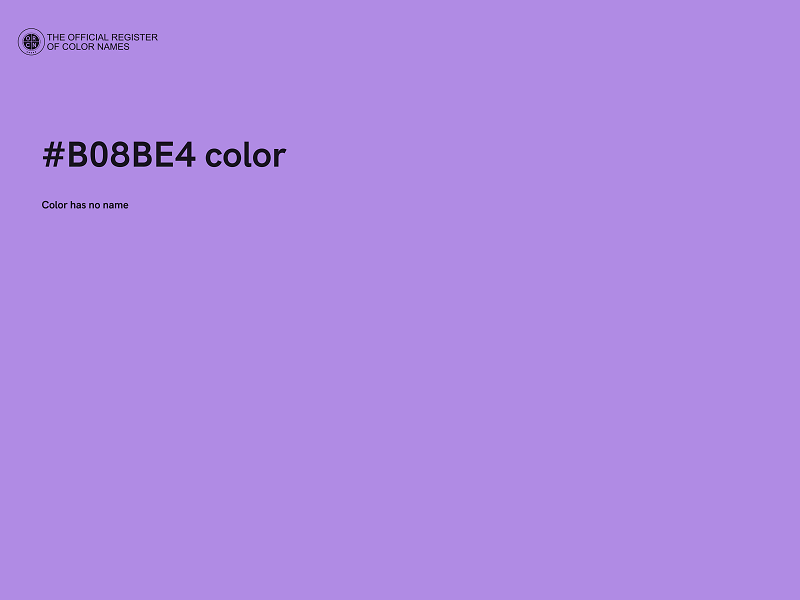 #B08BE4 color image