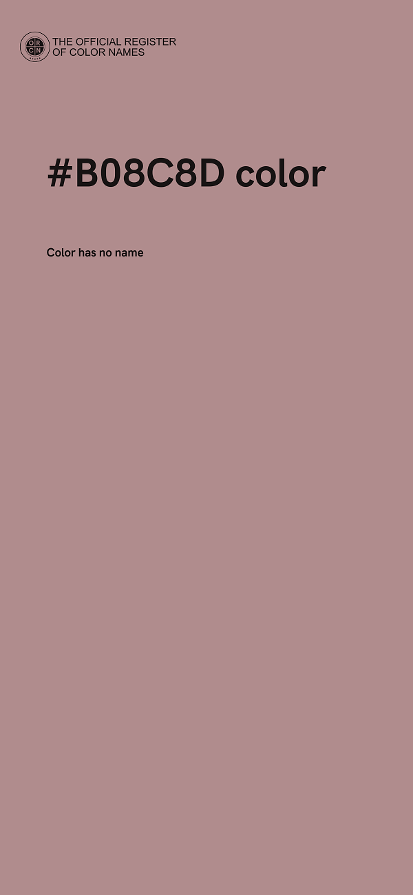 #B08C8D color image