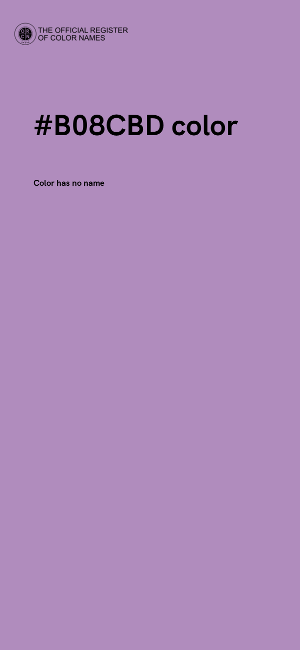 #B08CBD color image