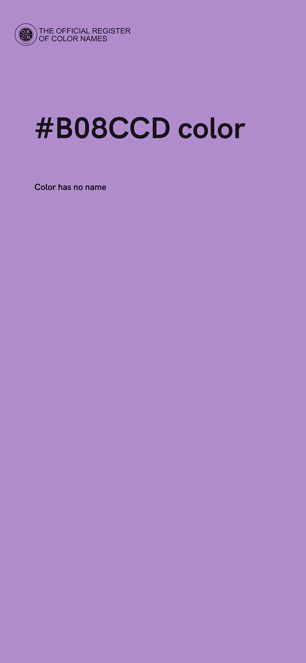 #B08CCD color image