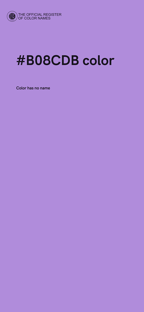 #B08CDB color image