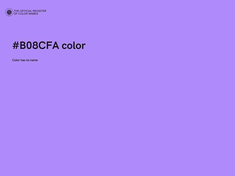#B08CFA color image