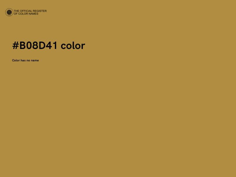 #B08D41 color image