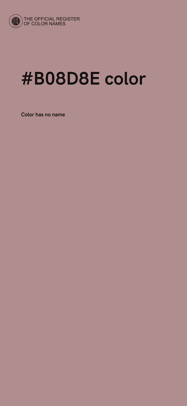 #B08D8E color image