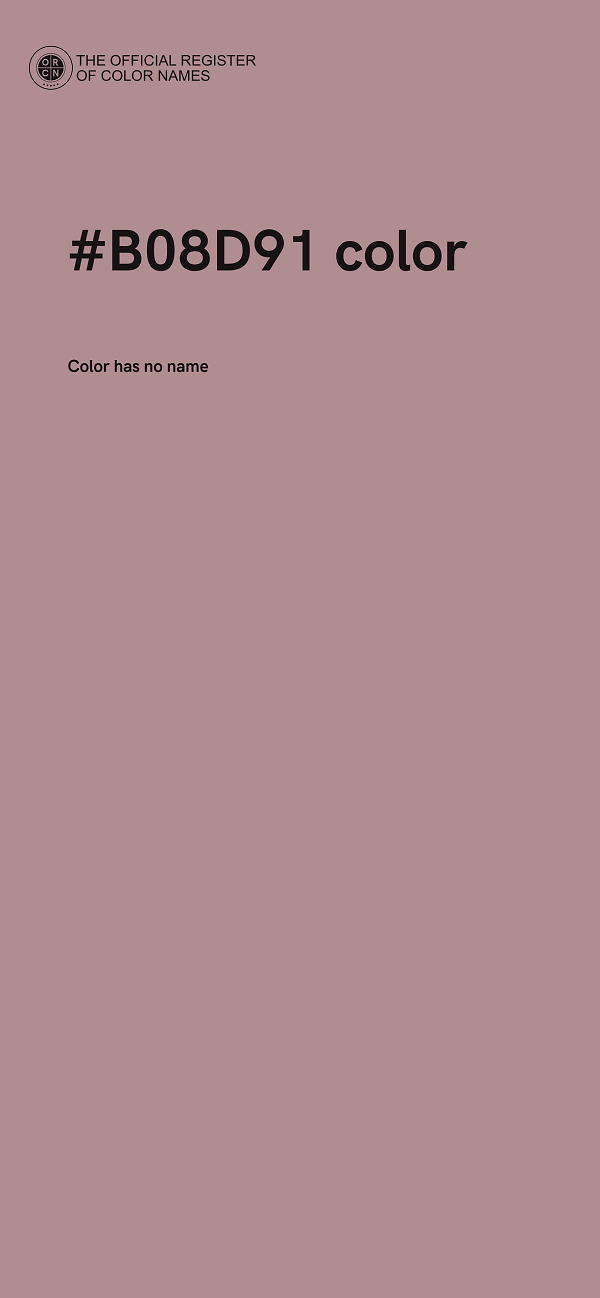 #B08D91 color image