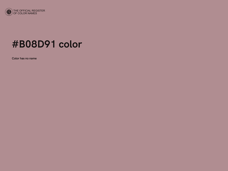 #B08D91 color image