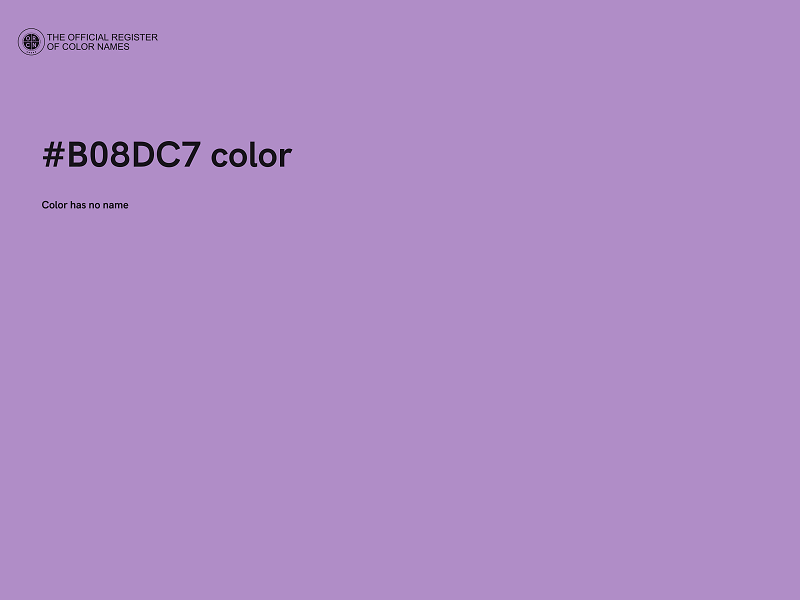 #B08DC7 color image