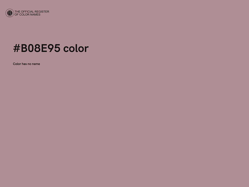 #B08E95 color image