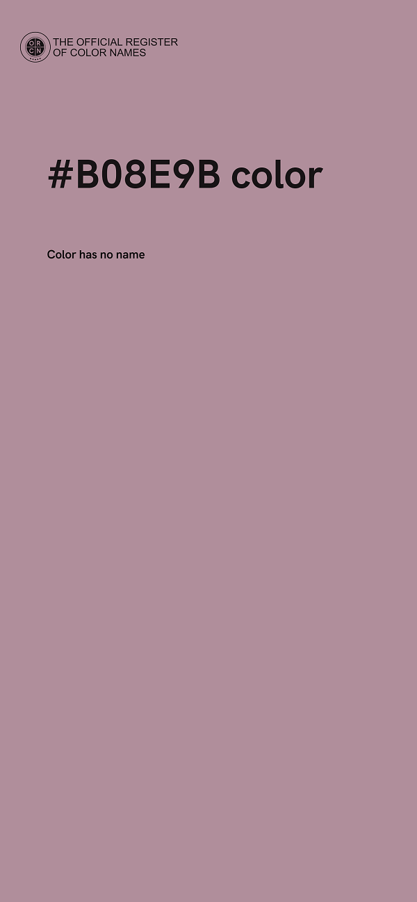 #B08E9B color image