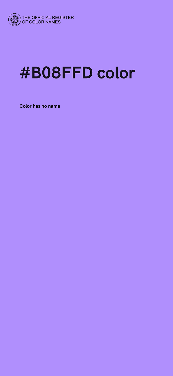 #B08FFD color image