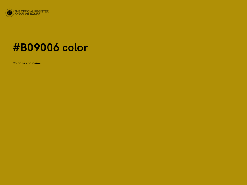 #B09006 color image
