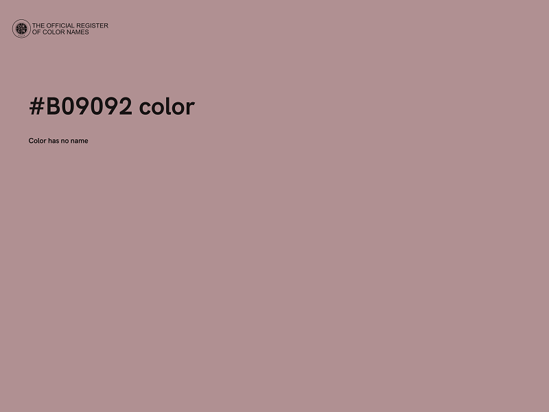 #B09092 color image