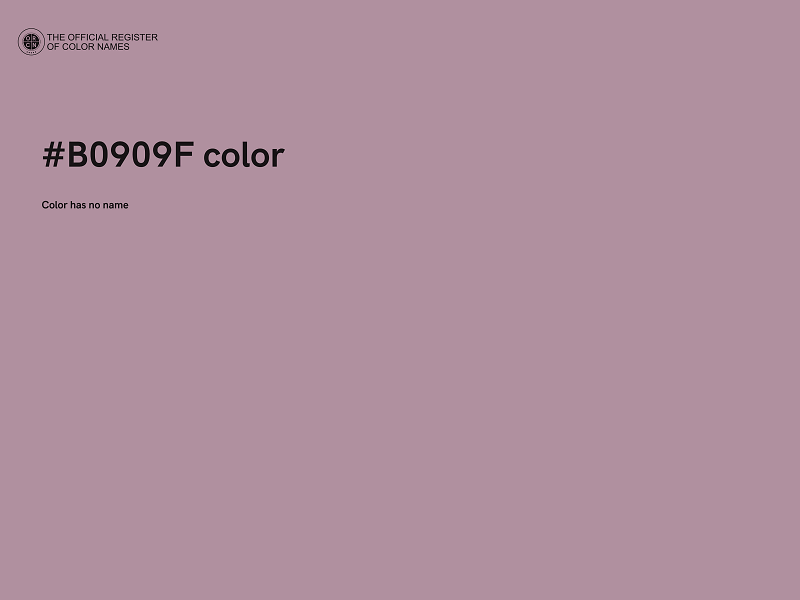 #B0909F color image