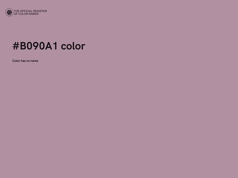 #B090A1 color image