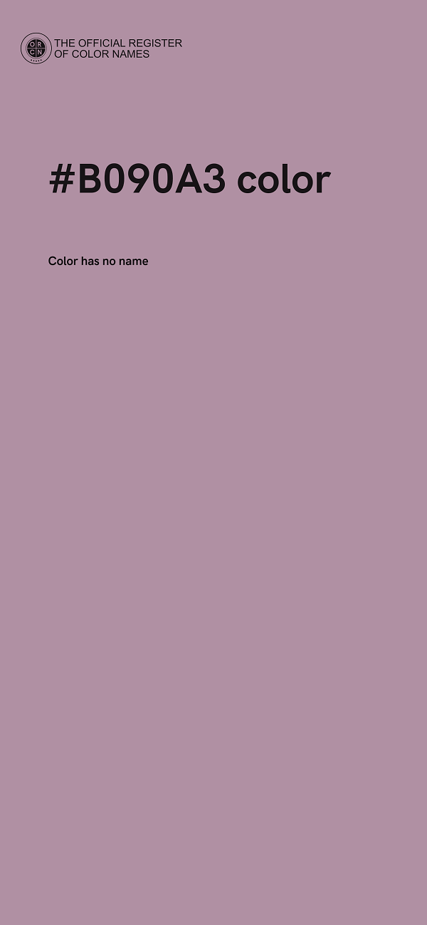 #B090A3 color image