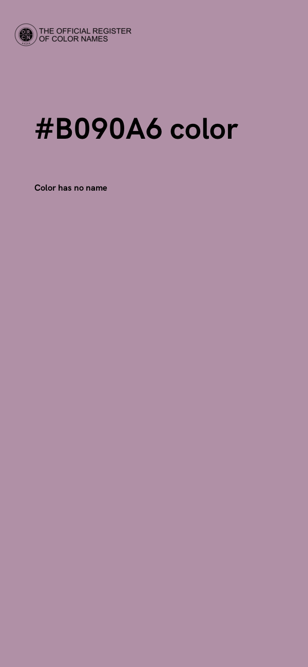#B090A6 color image