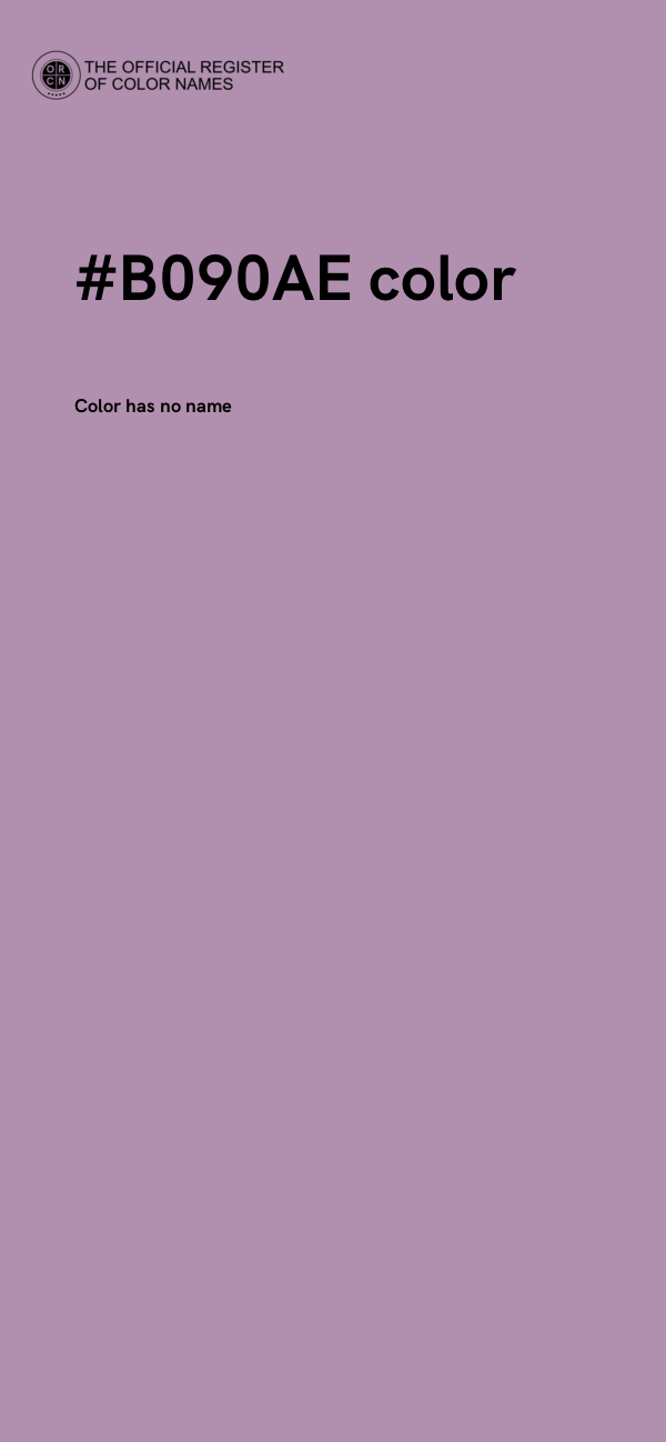 #B090AE color image