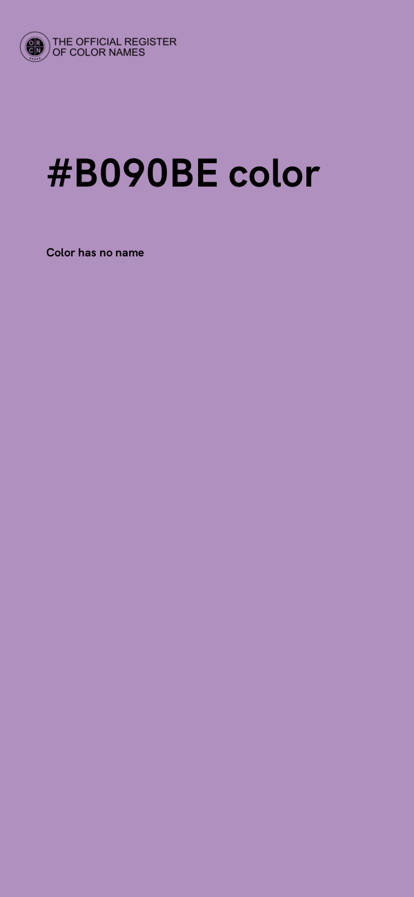 #B090BE color image
