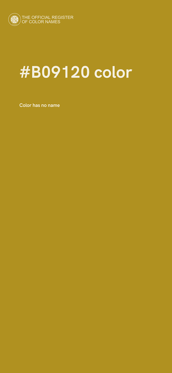#B09120 color image