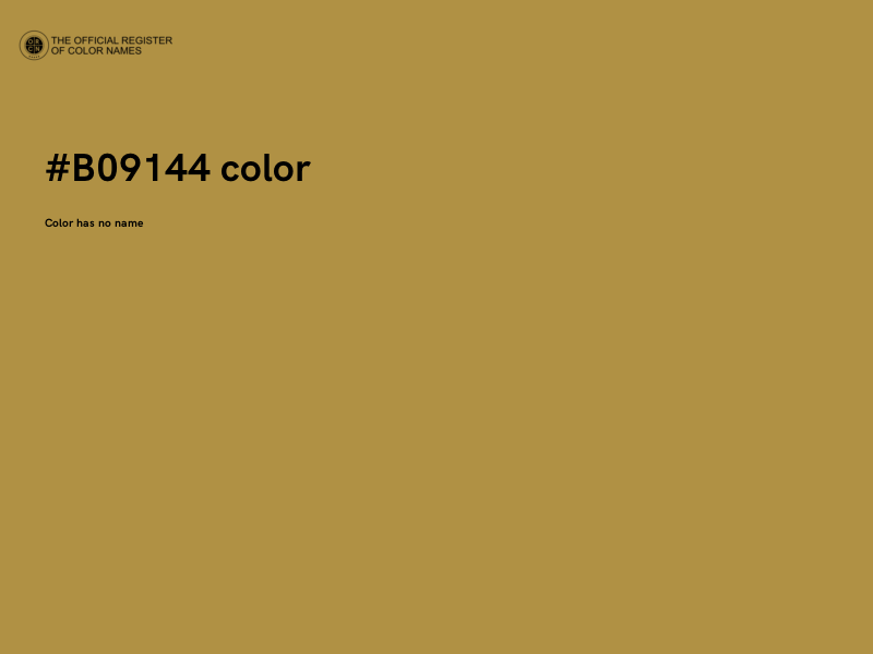 #B09144 color image