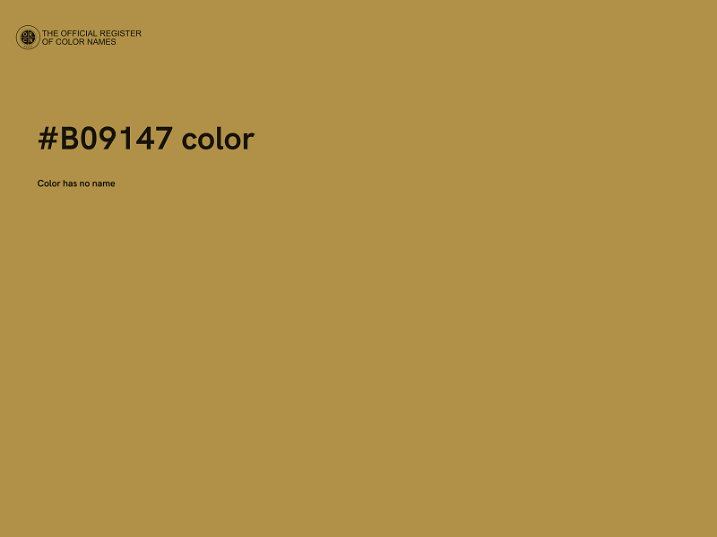 #B09147 color image