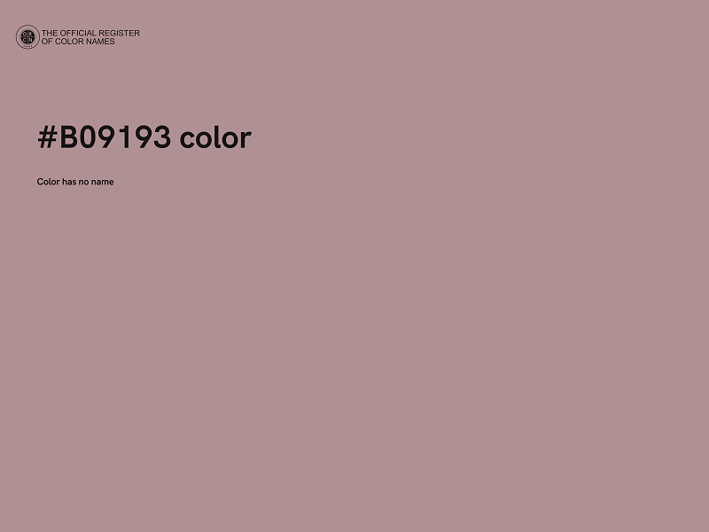 #B09193 color image