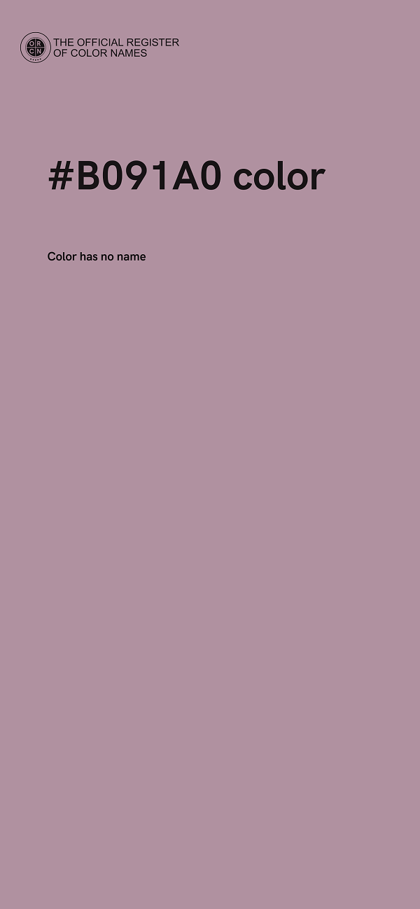 #B091A0 color image