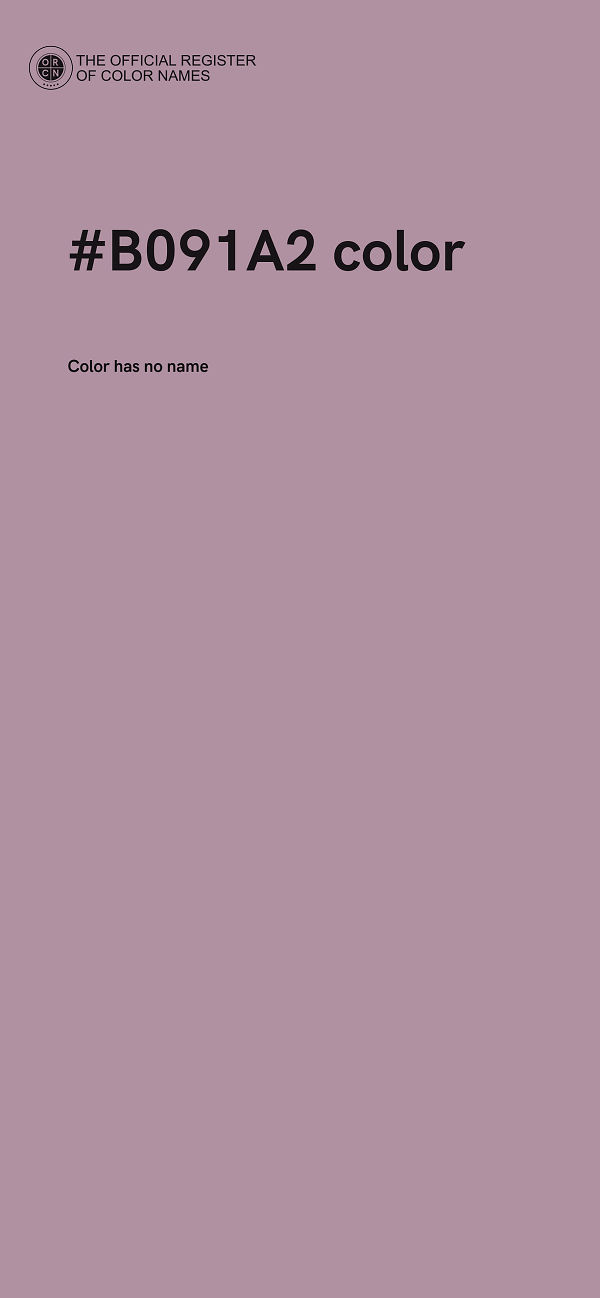 #B091A2 color image