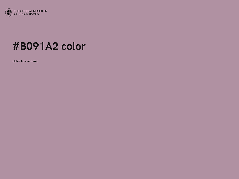 #B091A2 color image