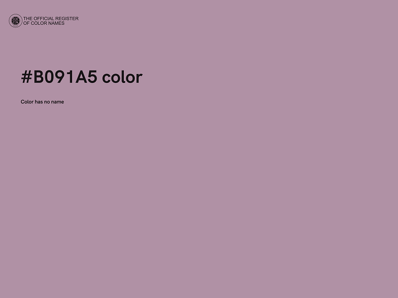 #B091A5 color image