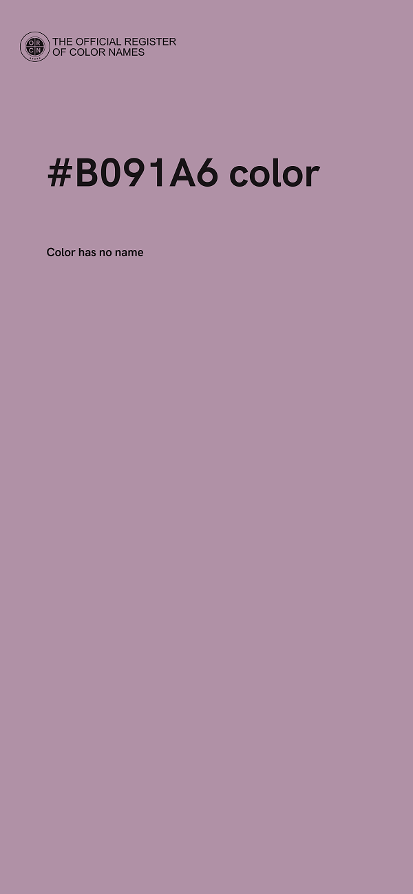 #B091A6 color image