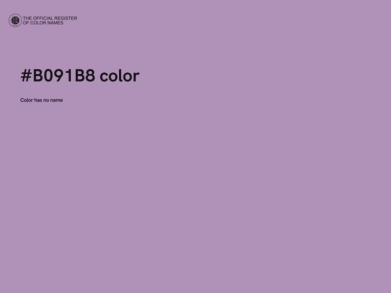 #B091B8 color image